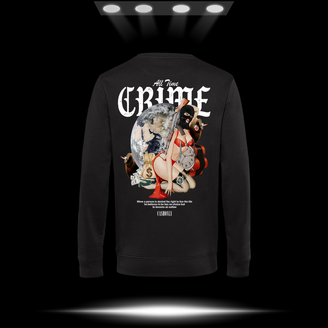Felpa Girocollo All Time Crime